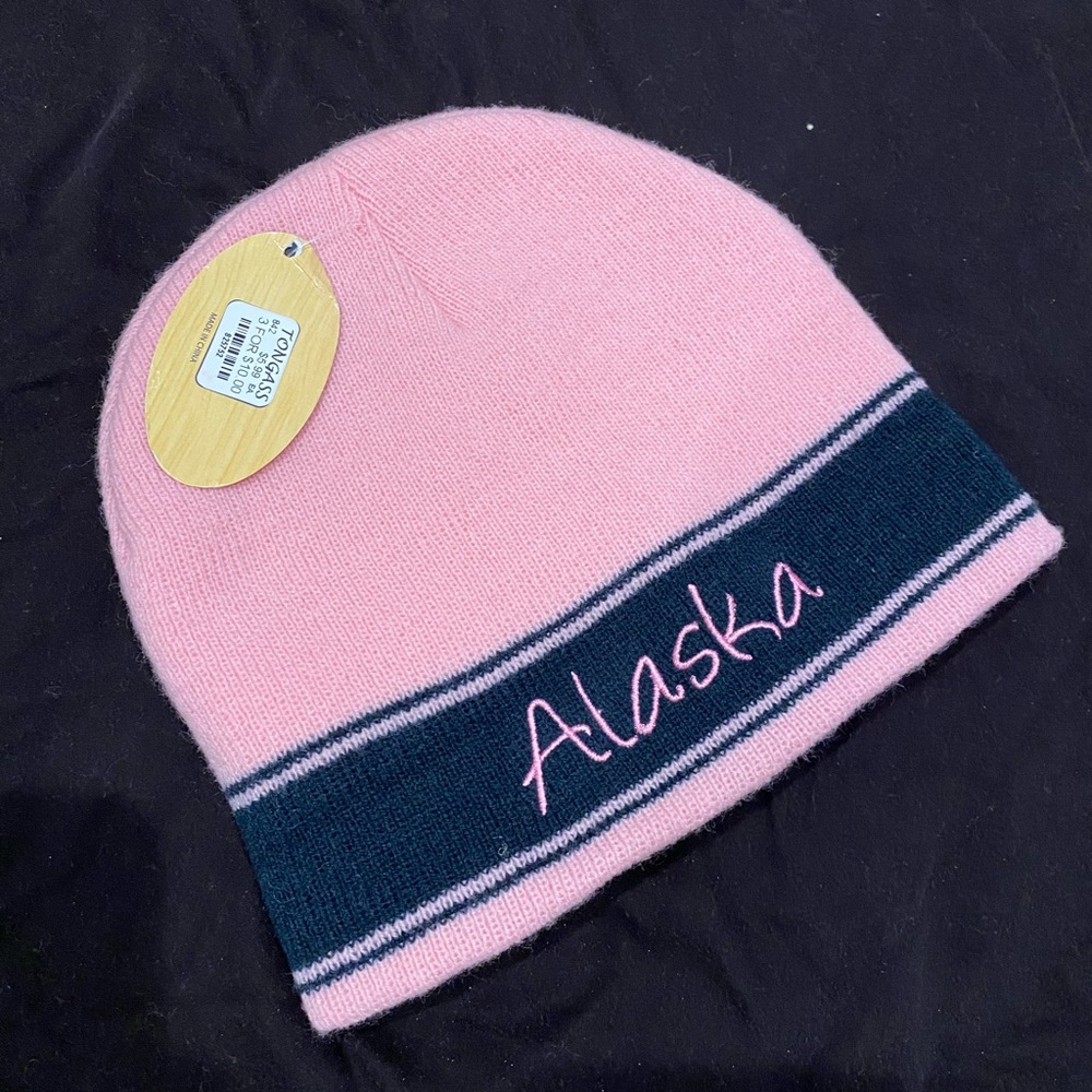Pink Alaska beanie